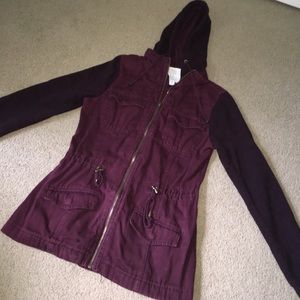 dressy/casual maroon coat/jacket